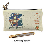 Trousse Pochette en toile imprimée