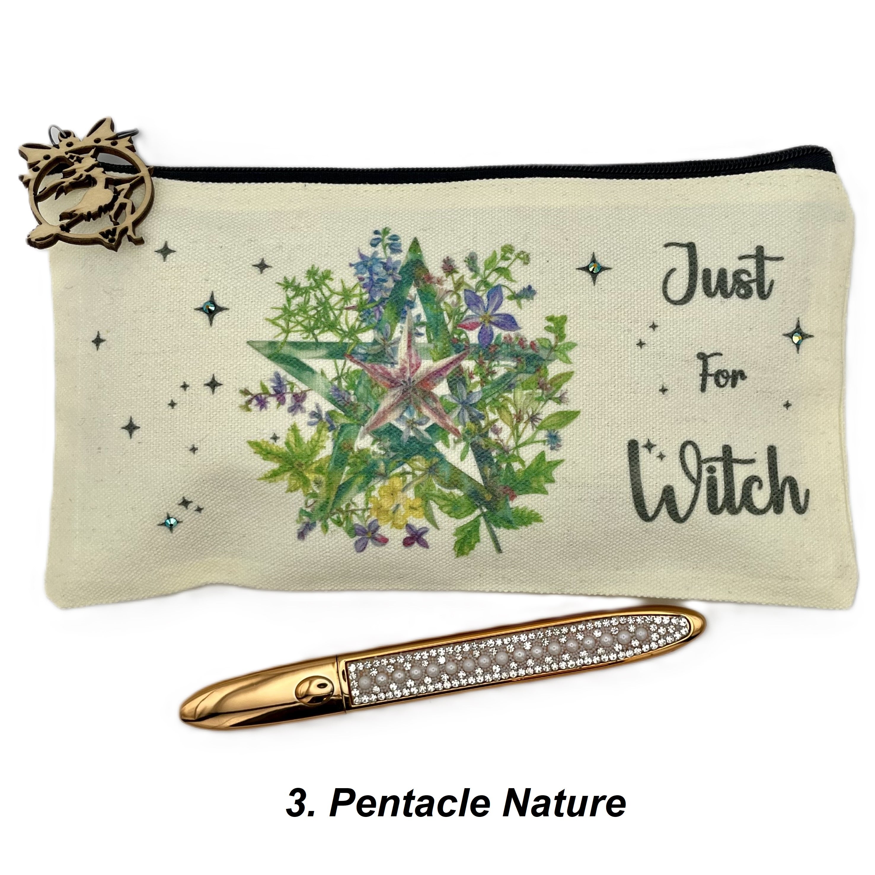 Trousse Pochette en toile imprimée