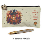Trousse Pochette en toile imprimée