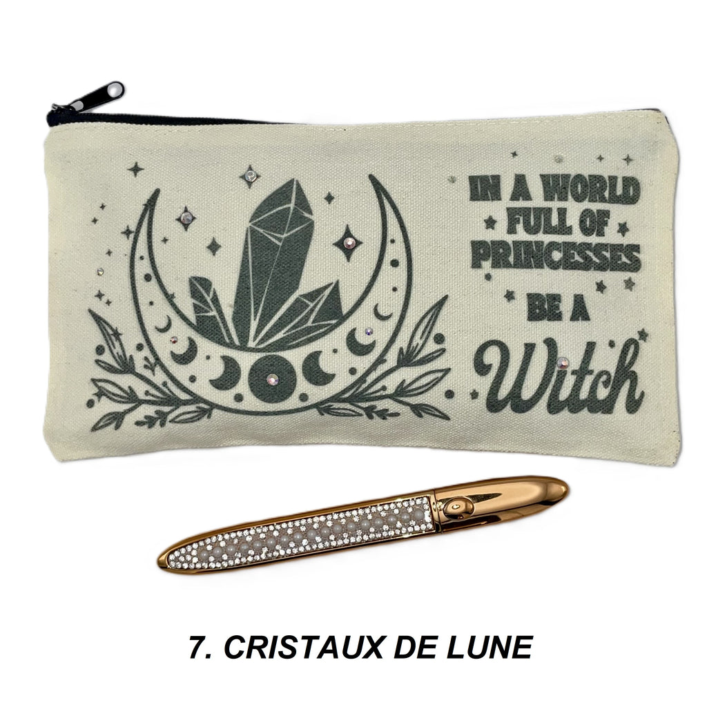 Trousse Pochette en toile imprimée