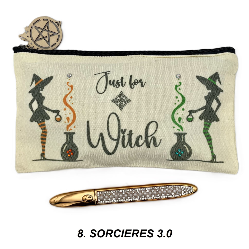 Trousse Pochette en toile imprimée