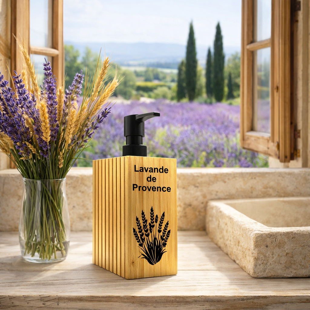 Distributeur Liquide cubique poussoir Noir