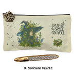Trousse Pochette en toile imprimée