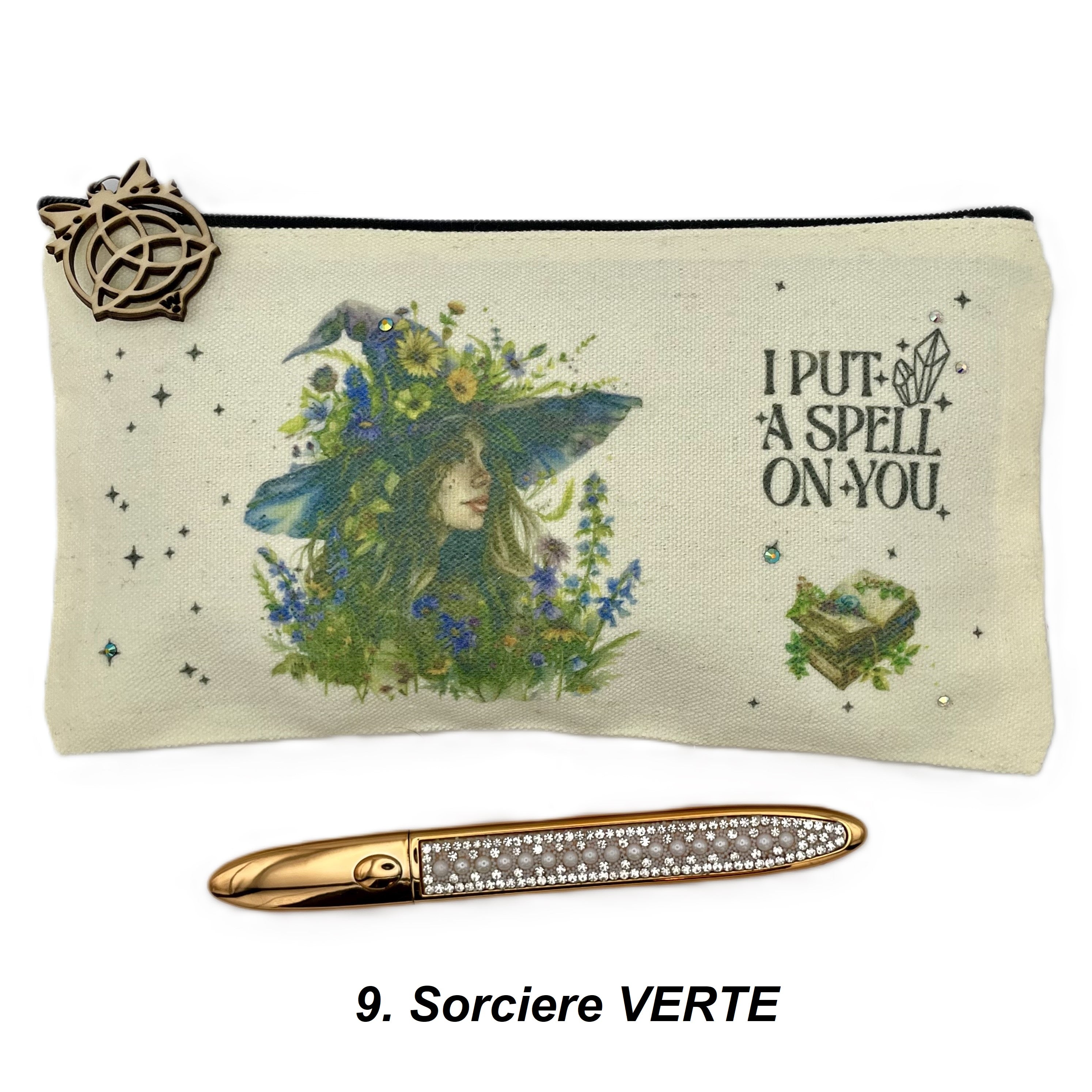 Trousse Pochette en toile imprimée