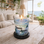🕯️Bougie Marbrée Douceur d'Agrumes / avec couvercle