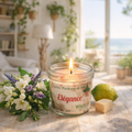 🕯️Bougie Marbrée ELEGANCE / avec couvercle