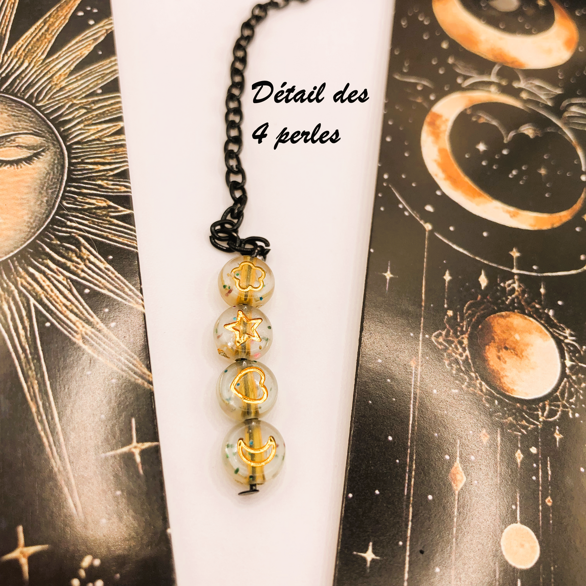 Marque-page Céleste et Mystique en Carton Souple – Design Astrologie & Phases de la Lune et personnalisable