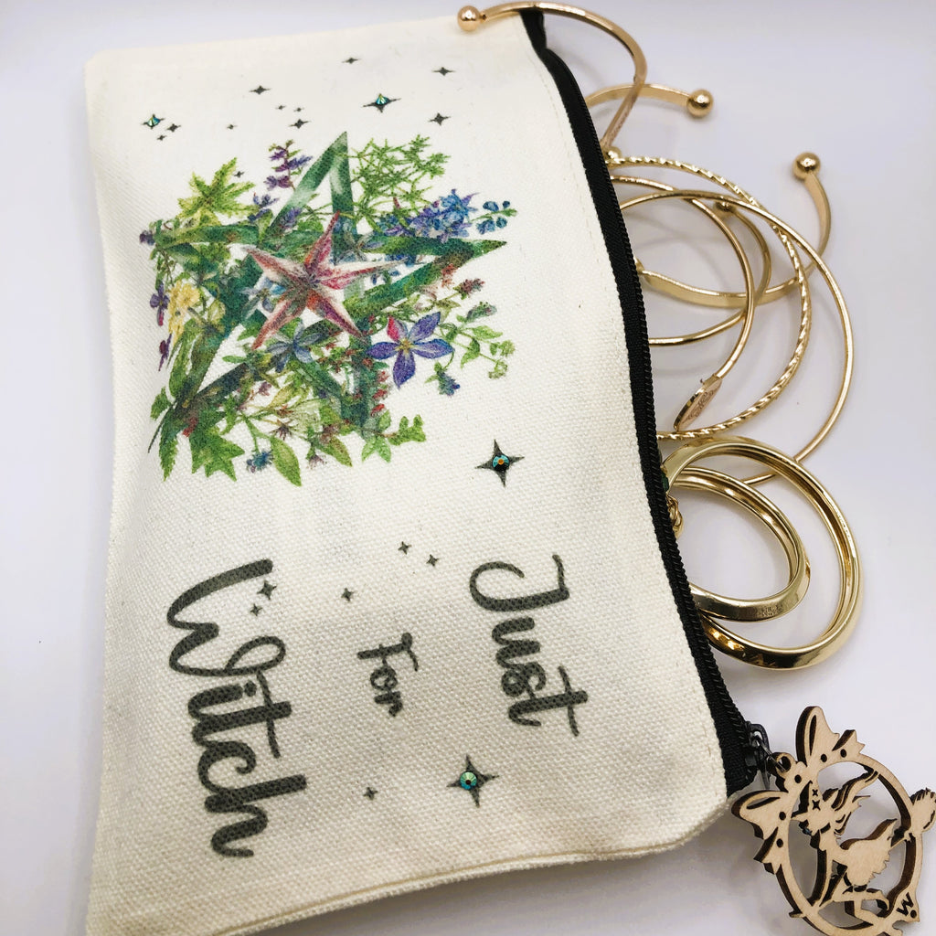 Trousse Pochette en toile imprimée