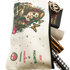 Trousse Pochette en toile imprimée