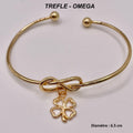 Bracelets couleur dorée style Wiccan, bohème