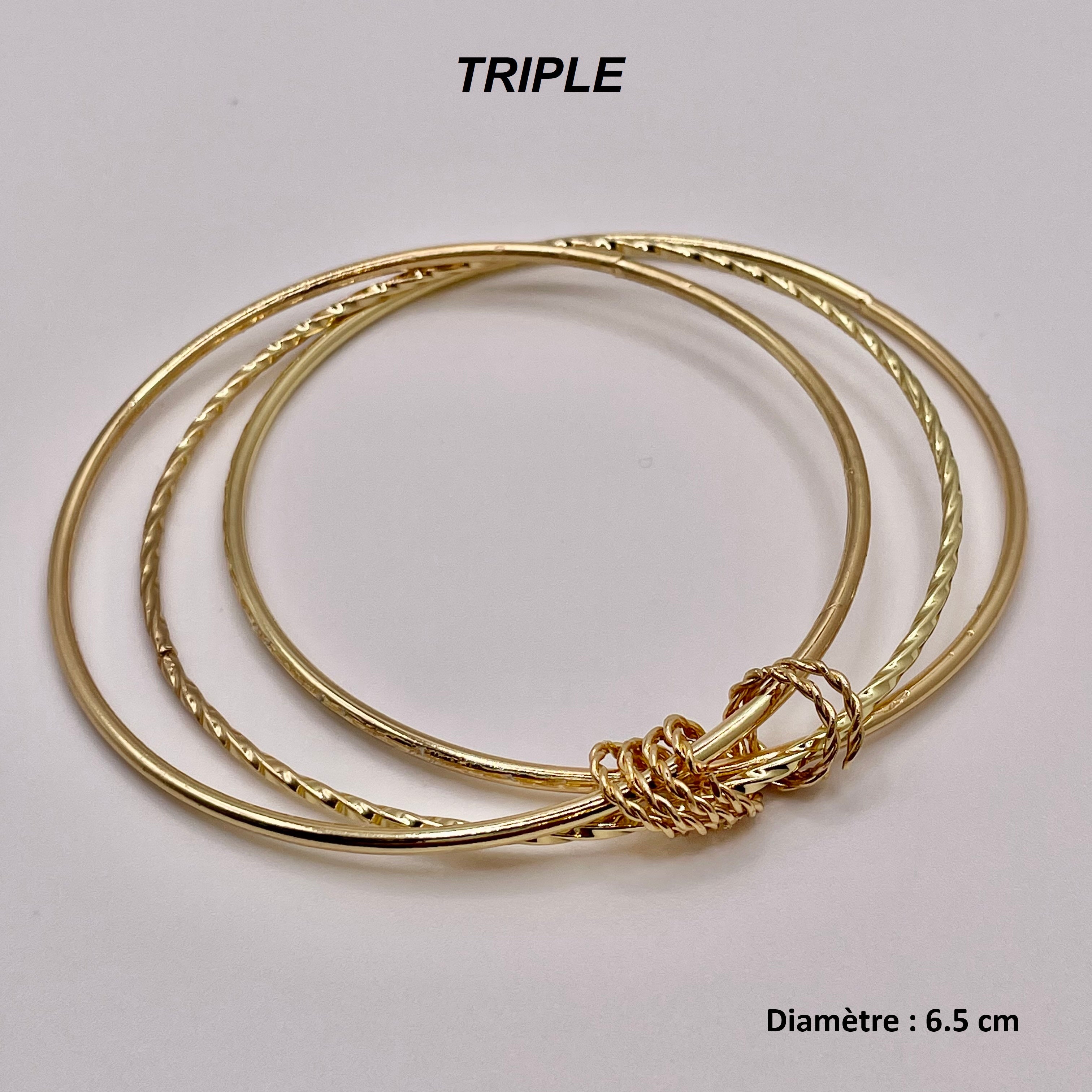 Bracelets couleur dorée style Wiccan, bohème