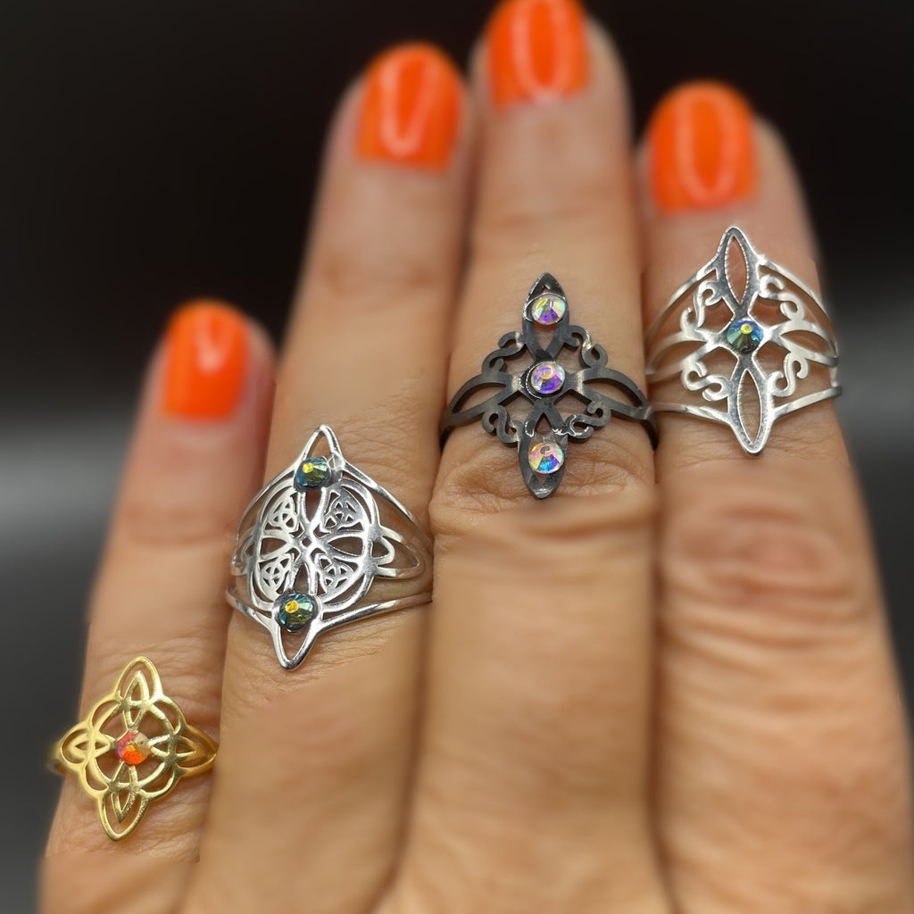 Bague Noeud Celtique / Noeud de Sorcière