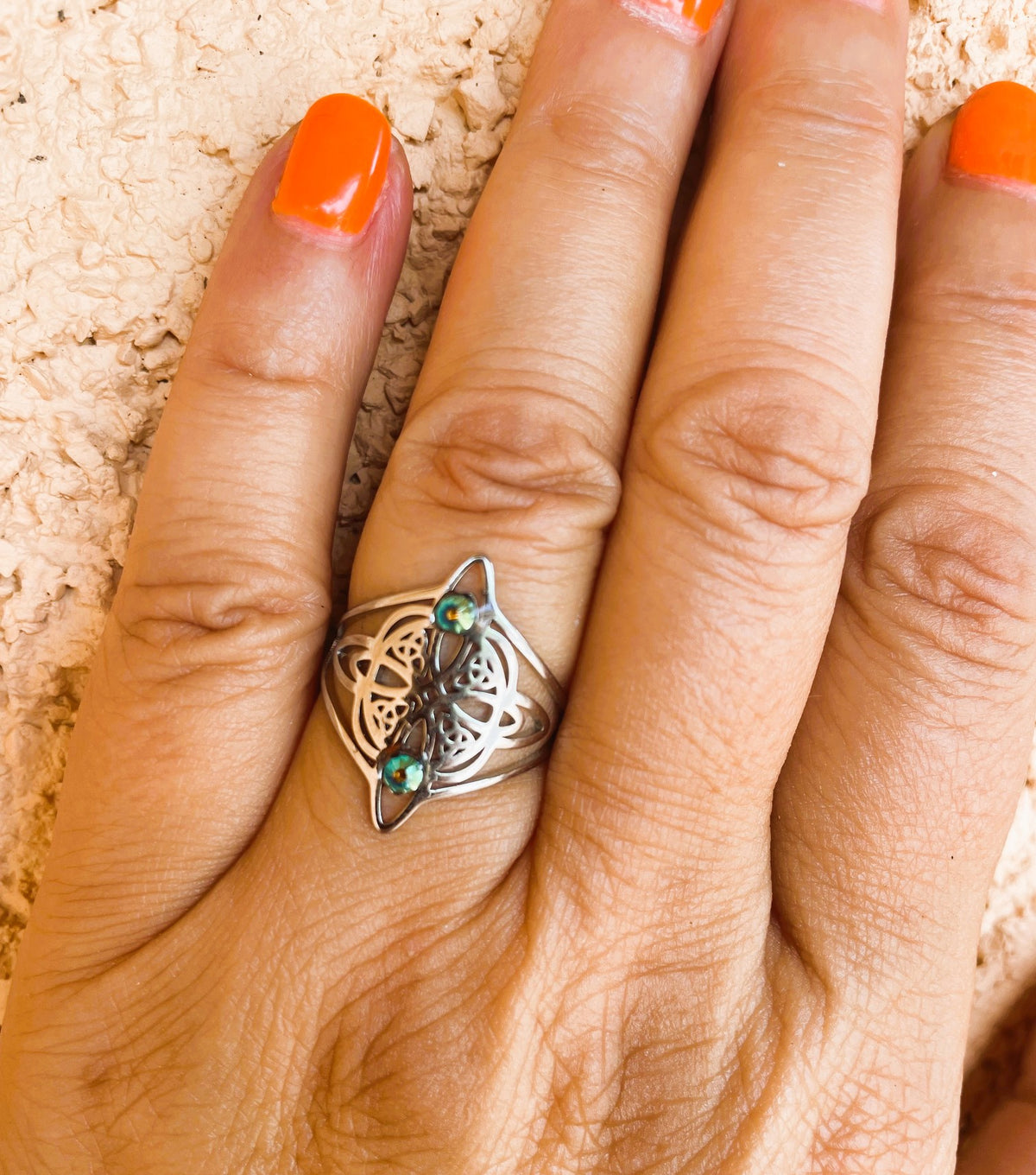Bague Noeud Celtique / Noeud de Sorcière