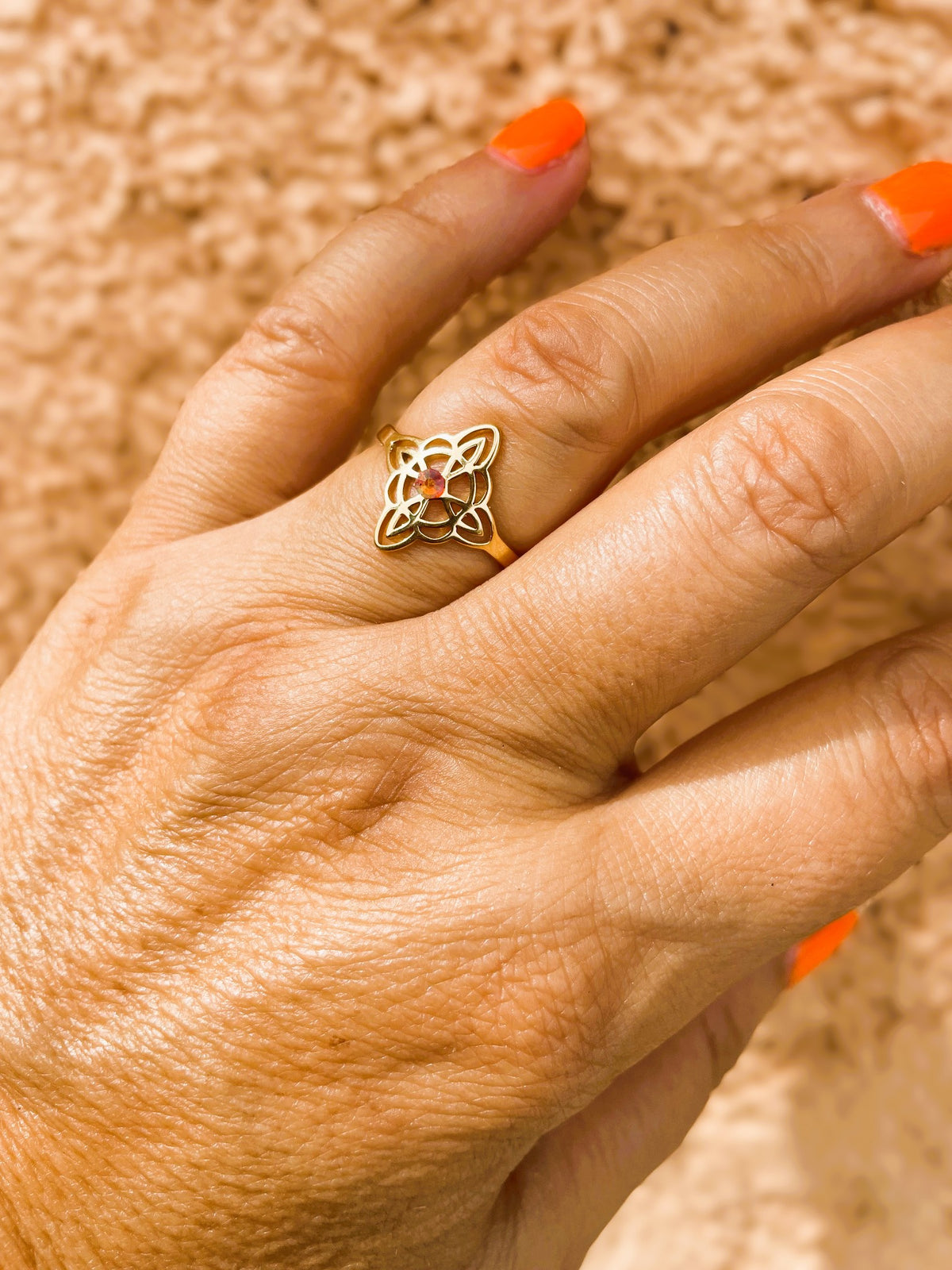 Bague Noeud Celtique / Noeud de Sorcière