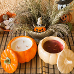 🕯️Invoquez la magie de l'automne dans votre rituel quotidien : Bougie Citrouille Grand Format