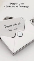 collier et pendentif message secret