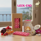 ✨Tablette de Fondants Parfumé en Cire d'Olive - Format Chocolat  75 g / Week end