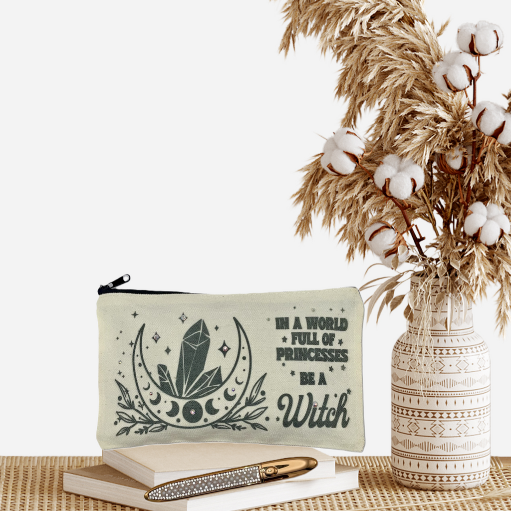 Trousse Pochette en toile imprimée