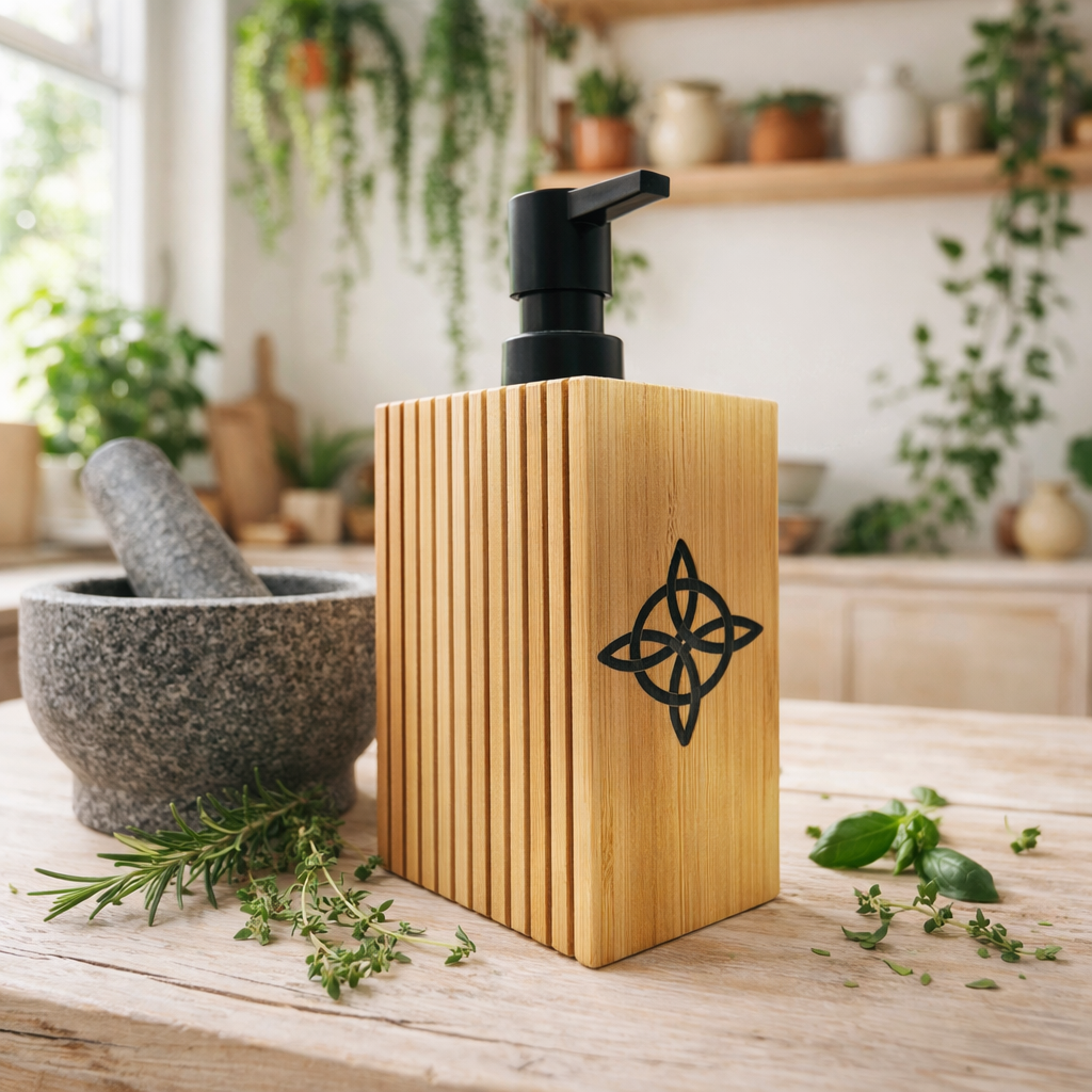 Distributeur Liquide cubique poussoir Noir