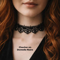 Collier Victorien Dentelle Noire