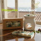 ✨ Fondant parfumé Pistacchio Chocoblanc en deux formats