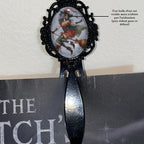 Marque-page Victorien couleur Noire & Cabochon Verre style Whimsigoth